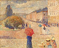 Spring Day on Karl Johan Street